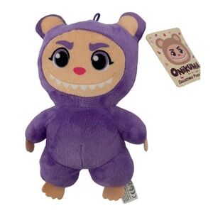 Onikuma Collectible Plush Toy NWT Purple Monster Bear Kawaii Soft 9